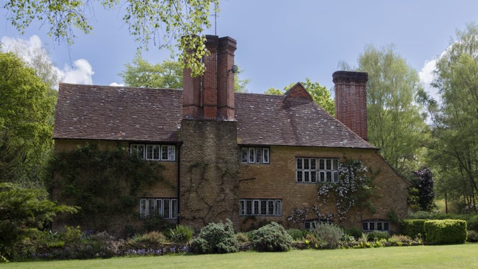 View of the wide side of Munstead Wood in Surrey